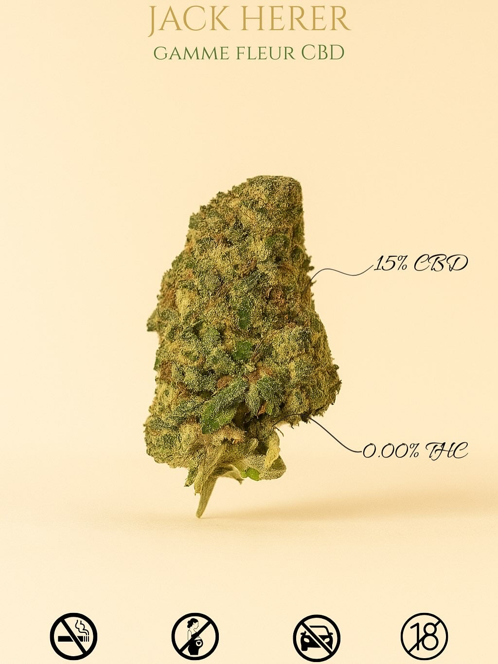 Jack Herrer - 15% CBD (SANS THC)