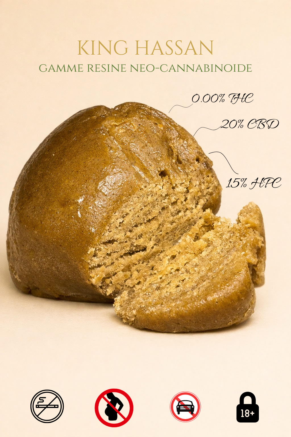 King Hassan 20% CBD | 15% HPC | 0.00% THC